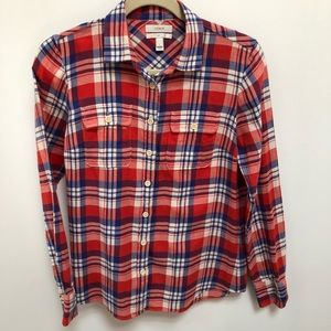 J Crew flannel shirt